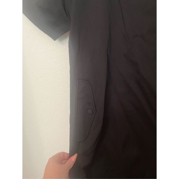 GSTQ Women's Convertible Trench Black Size Medium NEW NWT - Picture 5 of 10